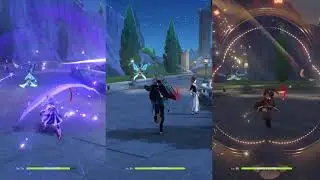 Keqing vs Al Haitham vs Chiori exploration test - Genshin Impact