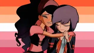 The lesbianism in Mysticons is endless (Moonboon moments)