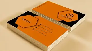 How to Create Professional Modern Business Card Design | Illustrator Tutorial