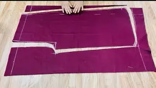A-Line Palazzo Cutting and stitching in just 2 Mtr cloth | Palazzo pant Flared Palazzo cutting ||