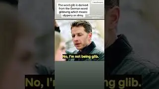 Learn English with Manifest: definition of glib
