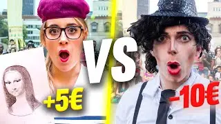 Qui gagne le PLUS d'argent comme ARTISTE de rue? - 24h challenge | DENYZEE