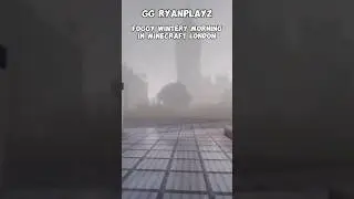Minecraft London - Walking in a Foggy Wintery Morning| #shorts