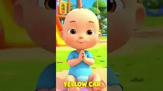 🎨 Cute Baby Art Board: Learning Colors! | Colours with Cars | The Jungle Playground Rhymes #Shorts