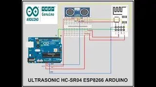 Sensor Ultrasonic Programming Standalone ESP8266 and Arduino