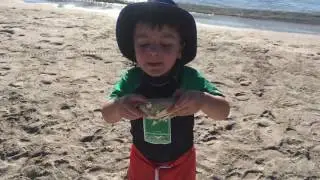 Family camp trip in Baja