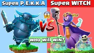 Super PEKKA VS Super WITCH | Every Level Super Pekka Vs Max Super Witch | Clash of Clans
