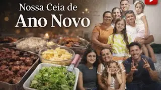 Último vídeo do ano 2025/Nossa ceia de ano novo tudo tão simples e gostoso 