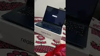 Booting speed of Realme book slim laptop💻 #travelingkiduniya #youtubeshorts #realmebookslim #shorts