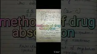 introduction of ADME and  drugs absorption process and their factors affecting of absorption