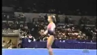 jennie thompson 1999 american cup floor exercise