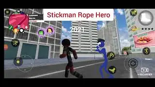 Stickman Rope Hero Vs Miami Crime Vice Town  Cual Es Mejor
