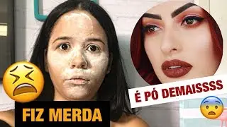 TENTEI REPRODUZIR MAQUIAGEM DA KIM ROSACUCA | VEM VER O QUE ACONTECEU