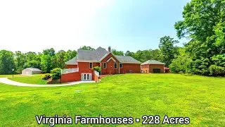 Virginia Farmhouses For Sale | 228 Acres With No HOA | Virginia Land For Sale | King George Virginia