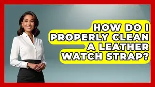 How Do I Properly Clean A Leather Watch Strap? - Jewelry Market Spotlight