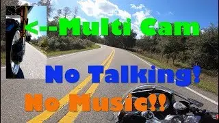 Triumph Thruxton R - No Talking!  No Music! Multi-Cam!  | Motovlog