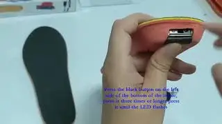 Rechargeable Shoe warmer insole
