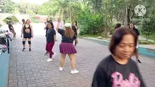 Let's do it sweating the  azl family Zumba dance workout morning routine 