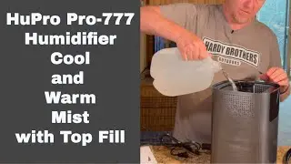 REVIEW HuPro Pro-777 Large Room Ultrasonic Humidifier  - Highly Rated on Amazon