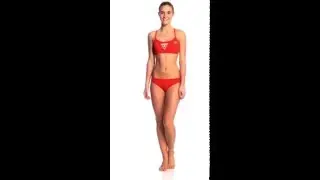 The Finals LifeLifeguard Butterfly Back Work Out Bikini | SwimOutlet.com
