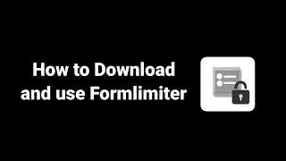 How to Download and use Formlimiter Part:3|New Technics Vlog Malayalam|