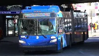 NYCT Bus: 2025 New Flyer XD60 #6296 on the Bx12 Select Bus Service at Fordham Road and Jerome Avenue