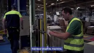 Optimale veiligheid in een golfkarton productiefabriek
