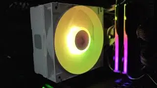 Вентилятор кулера DEEPCOOL AG400 DIGITAL WH ARGB частота вращения 1568 rpm