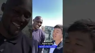 siparietto tra il presidente #zhang e #lukaku durante la presentazione 😂😂🔵⚫#seriea #inter #short