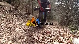 fat-rack VTT ski en chartreuse