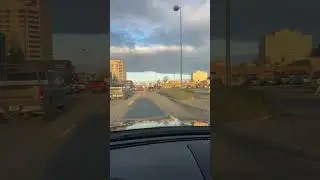 Rainy and Cloudy Commute to Work in Anchorage, Alaska: A Cinematic Video with Stunning Views! #rainy