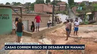 Chuva desta sexta-feira causa estragos em Manaus