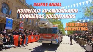 Desfile Anual - 80 Aniversario Bomberos - Mercedes - Provincia de Buenos Aires - Argentina