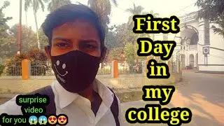 My First Vlog Video / tnb college / bhagalpur / First day in college 🥰😍😍 @RAPPERRISHABHOFFICIAL