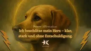 Ich besch&uuml;tze mein Herz &ndash; ohne Entschuldigung l Krafttier Hund l Power Affirmation l Kaya Deisberg