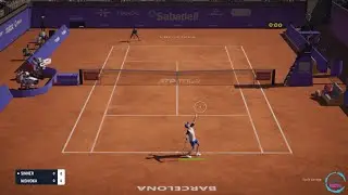 TIEBREAK Early Access 7 gameplay - Sinner vs. Nishioka - Barcelona Open - Career mode - (PC)