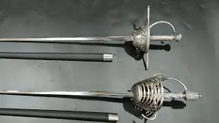 Seven Rings Rapier and Cup-hilt Rapier samples Preview of LK Chen Swords new productions