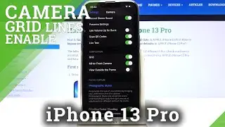 How to Enable Camera Gridlines on iPhone 13 Pro &ndash; Set Orientation Lines