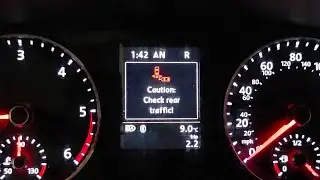 VW Transporter T6 - Rear Cross Traffic Alert via Instrument Cluster 