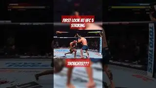 UFC 5 Striking Gameplay - First Look #eaufc5 #ufc5