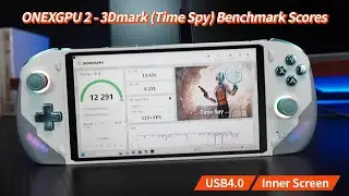 ONEXGPU 2 is Connected to ONEXFLY via USB4.0 to Test the 3DMARK (TS) Benchmark