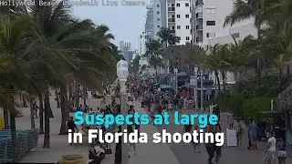 Suspects at large in Florida shooting