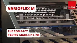 VARIOFLEX M | The compact pastry make-up line | FRITSCH