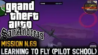 GTA San Andreas Spider Gamer - Mission #69 Learning to fly (pilot School)