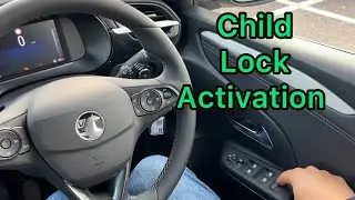Блокировка от детей на Vauxhall Opel Corsa F &mdash; как включить