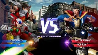 Strider Hiryu and Zero VS Doctor Strange and Iron Man - Marvel vs. Capcom: Infinite 2025