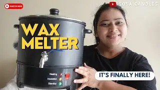 MY NEW WAX MELTER for Candle Business | BIGGEST PURCHASE of 2024 #candlemaking #waxmelter #candle