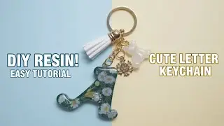 🌼HOW TO MAKE A FLORAL RESIN KEYCHAIN ( EASY TUTORIAL)