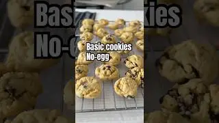 Basic #chocolatechipcookies #noeggs #nofailrecipe ➡️check description