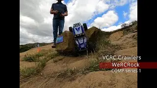 RC Scale Crawling VCRC WE RC Rock short clip (Taylor H)